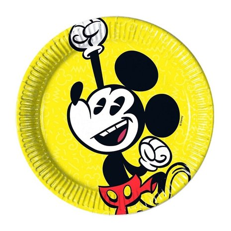 Procos Party Plate Mickey Mouse Cool 18cm | 8 pieces