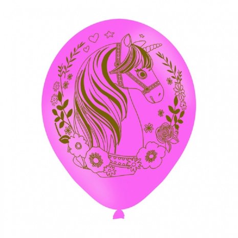Riethmüller Magical Unicorn Balloons 28cm | 6 pieces