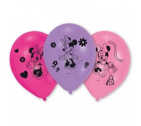 Riethmüller Ballons Minnie Mouse 25 cm | 10 pièces