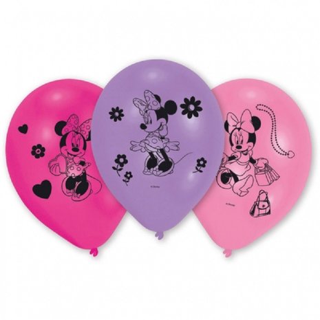 Riethmüller Minnie Mouse Balloons 25cm | 10 pieces