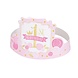 Unique Party Gold-pink tiara hat 1st birthday 8 pieces