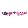 Amscan Konfetti 50 Jahre Funkelndes Schwarz-Pink | 34 Gramm Amscan Konfetti 50 Jahre Funkelndes Schwarz-Pink | 34 Gramm