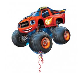 SuperShape-Folienballon Blaze und die Monster Wheels