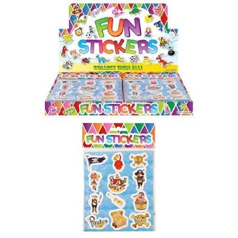 Henbrandt Pirate Sticker Sheet 12x10cm | 12 sheets