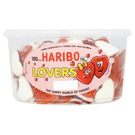 Haribo Silo mit herzförmigen Bonbons | 150 Stück