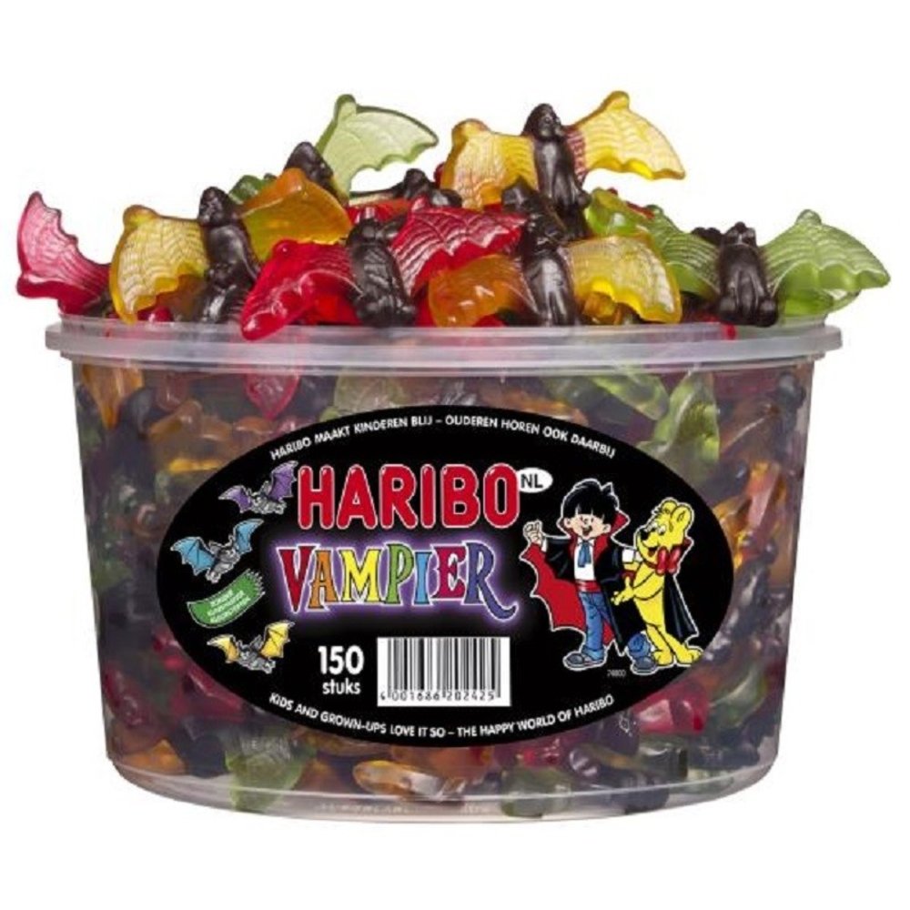Haribo Vampirfledermaus-Bonbons, 150 Stück | pro Silo