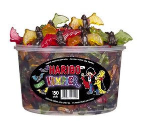 Haribo Snoep Vampire Vleermuizen 150 stuks | per silo Haribo Snoep Vampire Vleermuizen 150 stuks | per silo