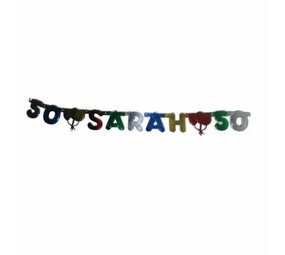 Haza - Witbaard Letterslinger Sarah 50 gekleurd Haza - Witbaard Letterslinger Sarah 50 gekleurd