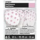 Weiße Luftballons mit rosa Punkten | 6 Stück