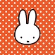 Haza - Witbaard Serviettes de table Miffy « Fête » 25 x 25 cm | 20 pièces