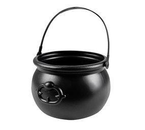 Boland Black witch's cauldron with handle | per piece Boland Black witch's cauldron with handle | per piece