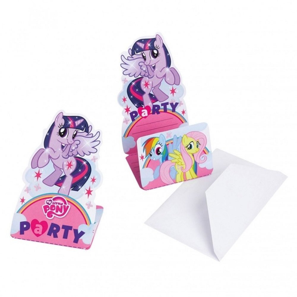 Invitation My Little Pony (8 pièces)