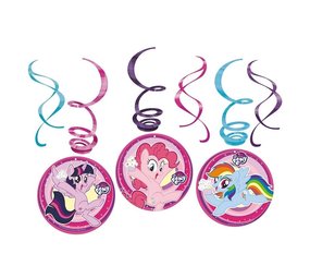 Riethmüller Decoratie Swirls My Little Pony 61cm | 6 stuks Riethmüller Decoratie Swirls My Little Pony 61cm | 6 stuks