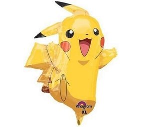 Anagram Pokémon Pikachu SuperShape Ballon 62x78cm | per stuk Anagram Pokémon Pikachu SuperShape Ballon 62x78cm | per stuk