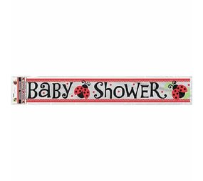 Baby Shower Banner  Lady Bugs 3,6mtr | per stuk