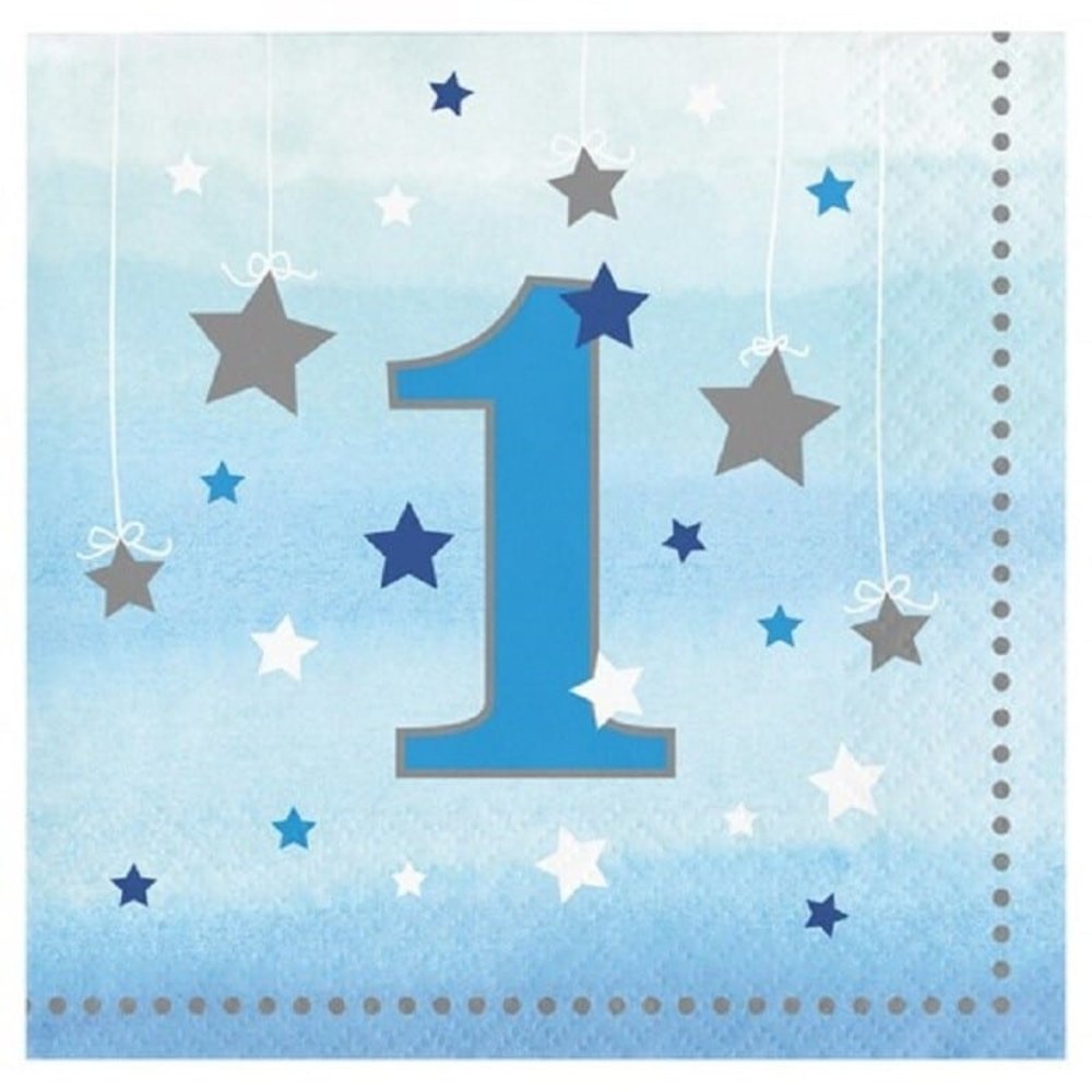 Serviette „Twinkle Little Star“ Junge 25x25cm