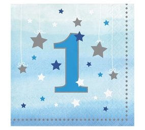 Serviette „Twinkle Little Star“ Junge 25x25cm