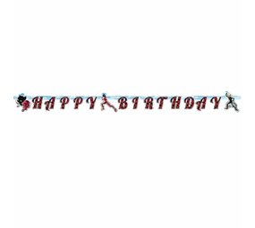 Riethmüller Miraculous Ladybug Happy Birthday Letterslinger 15x200cm | per stuk Riethmüller Miraculous Ladybug Happy Birthday Letterslinger 15x200cm | per stuk