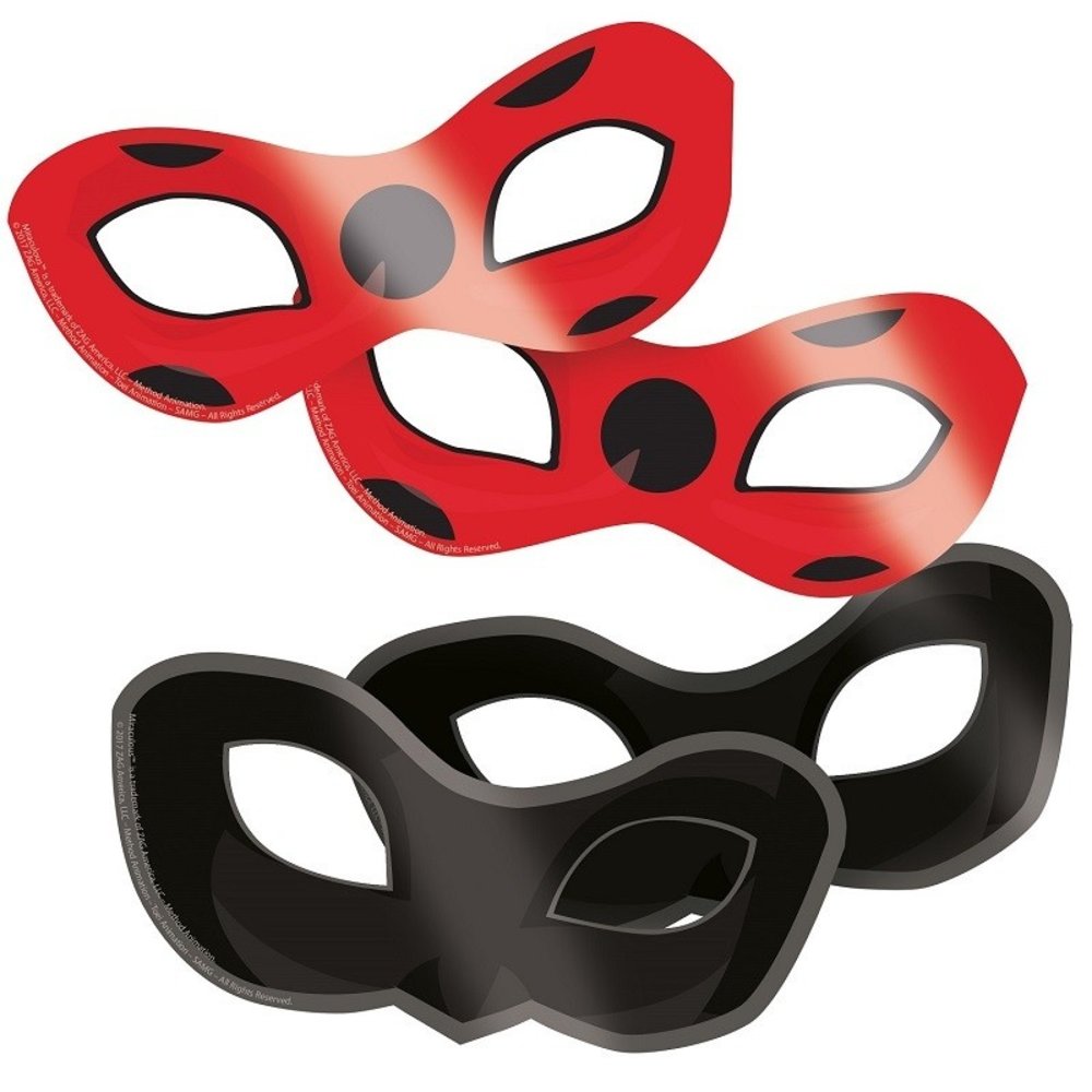 Oogmasker Miraculous 8 stuks Oogmasker Miraculous 8 stuks