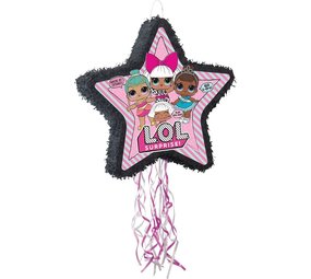 Unique Party LOL Surprise Pull Pinata 56x58cm | per stuk Unique Party LOL Surprise Pull Pinata 56x58cm | per stuk