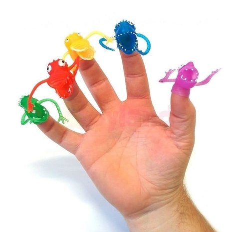 LG Imports Poupée Monstre des Doigts 4 cm | 12 pièces