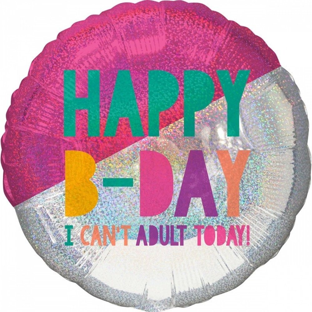 Jumbo foil balloon Young and Fab 71x71cm