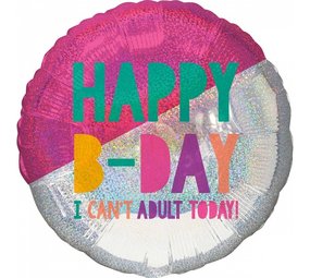 Jumbo folie ballon Young and Fab 71x71cm Jumbo folie ballon Young and Fab 71x71cm