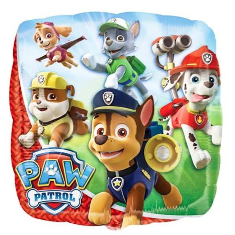 Anagram Paw Patrol Puppy's Helium Ballon 46cm Leeg | per stuk Anagram Paw Patrol Puppy's Helium Ballon 46cm Leeg | per stuk