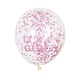 Ballon à confettis « C'est une fille » | 6 pièces