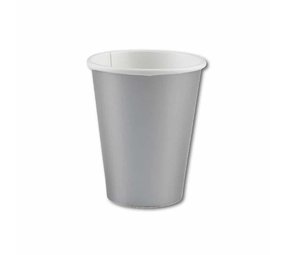 Unique Party Silver Cups 270ml | 14 pieces