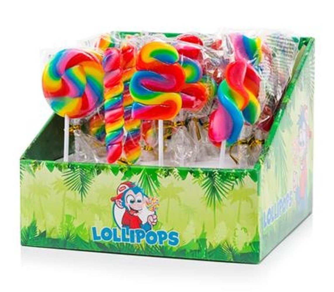 Felko Lolly Regenboog mini assorti | per stuk Felko Lolly Regenboog mini assorti | per stuk