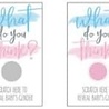 Cartes à gratter pour révélation du sexe (fille) | 10 pièces Cartes à gratter pour révélation du sexe (fille) | 10 pièces
