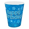 Happy Birthday! Mug blue with stars | 8 pieces Happy Birthday! Mug blue with stars | 8 pieces