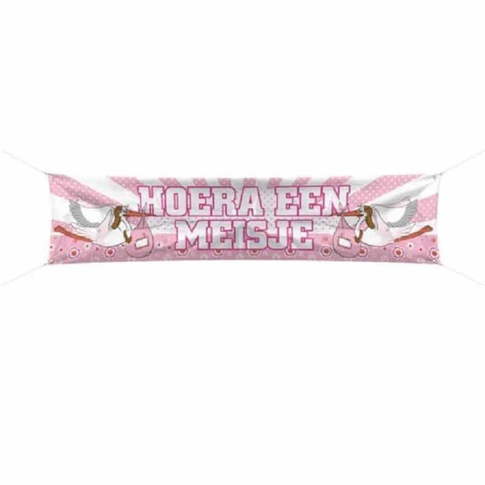 Banner Hurra, ein Mädchen!
