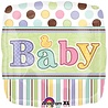 Foil Balloon Baby Shower Duckling Dot and Stripe Foil Balloon Baby Shower Duckling Dot and Stripe