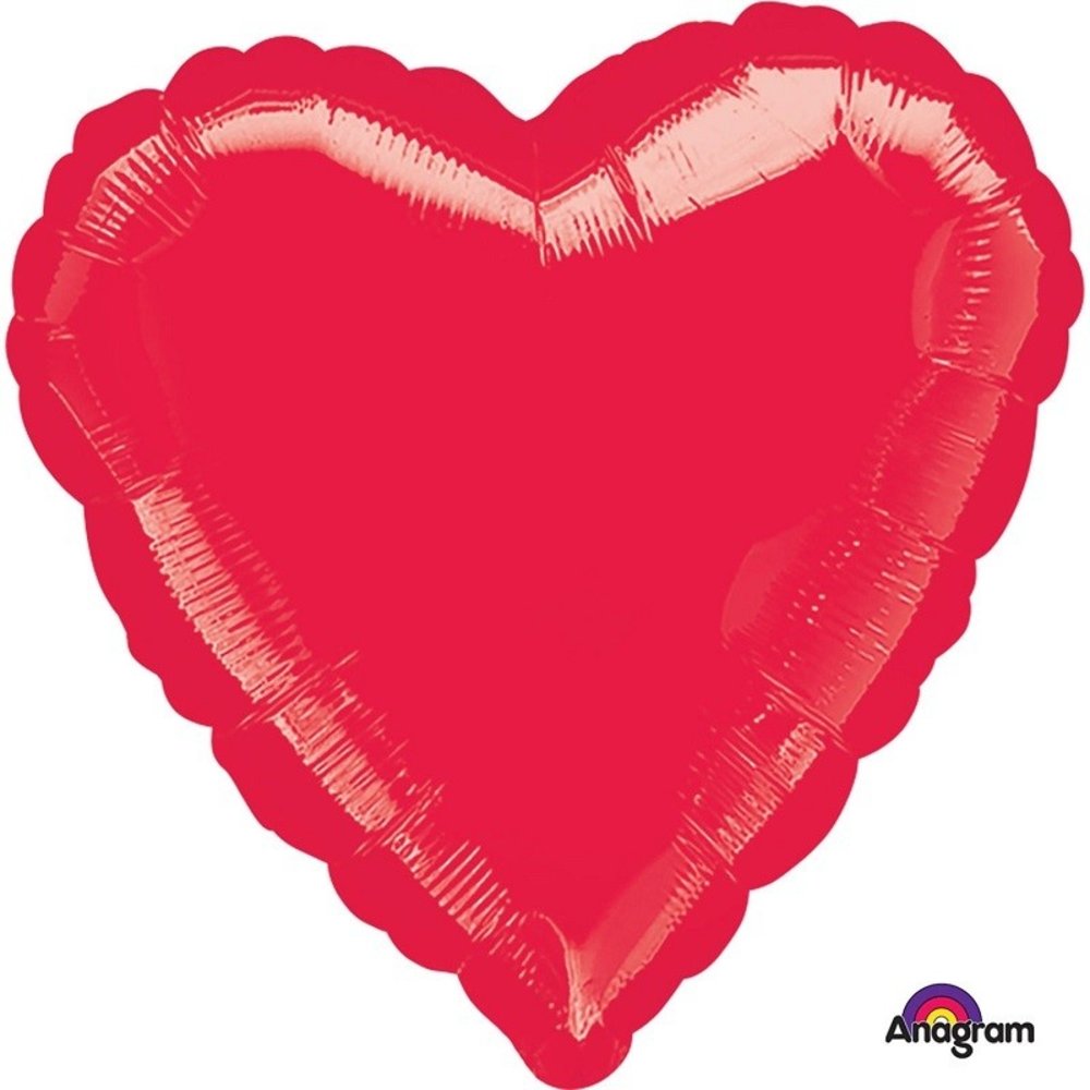 WeFiesta Red heart foil balloon WeFiesta Red heart foil balloon
