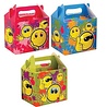 Henbrandt Boîte à dragées Emoji Smiley 14 x 9,5 x 12 cm | 12 pièces