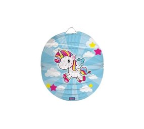 Folat Unicorn Kids Lampion 22cm | per stuk Folat Unicorn Kids Lampion 22cm | per stuk