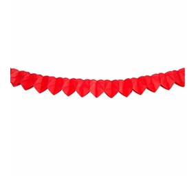 Folat Red mini heart garland