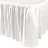 Unique Party Jupe de table blanche 73 cm x 426 cm | à l'unité Unique Party Jupe de table blanche 73 cm x 426 cm | à l'unité