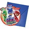 Invitation PJ Masks 6 pièces Invitation PJ Masks 6 pièces