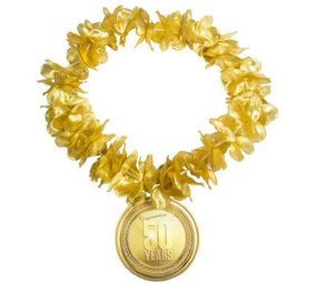 Hawaii krans 50 jaar goud Hawaii krans 50 jaar goud