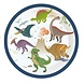 Amscan Borden Happy Dinosaurus 18cm | 8 stuks Amscan Borden Happy Dinosaurus 18cm | 8 stuks