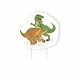Riethmüller Bougie gâteau dinosaure joyeux 10 cm | à l'unité