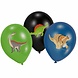 Riethmüller Ballons dinosaures joyeux 28 cm | 6 pièces