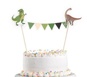 Riethmüller Fröhliche Dinosaurier-Kuchendekoration 20 cm | pro Stück