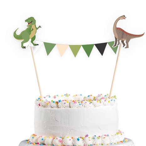 Riethmüller Décoration de gâteau Dinosaure Joyeux 20 cm | à la pièce