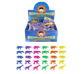 Henbrandt Animaux de la jungle extensibles 6-7 cm | 12 pièces