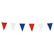 WeFiesta Guirlande de mini-drapeaux rouge-blanc-bleu 15 x 300 cm | à l'unité