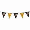 Haza - Witbaard Sweet 16 Flag Garland Black Gold 10 meters | per piece Haza - Witbaard Sweet 16 Flag Garland Black Gold 10 meters | per piece